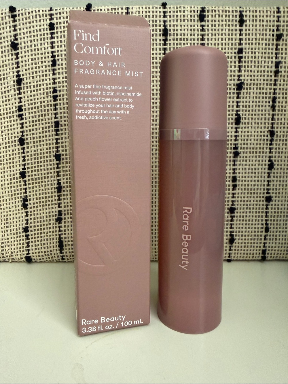 Rare Beauty Find Comfort Fragrance Mist — Dusty Rose Pink